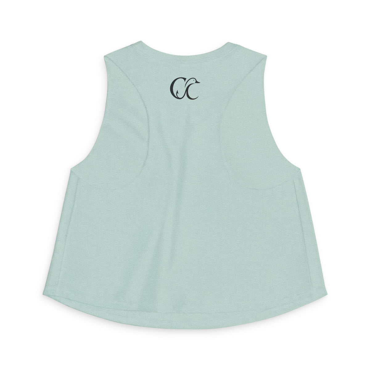 Cupped & Committed Outdoors Women's Crop Tank — Duck Logo Outdoor Fishing & Waterfowl Shirt