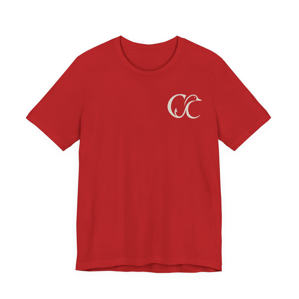 Cupped & Committed Outdoors Tee — Duck Logo Fishing & Waterfowl Shirt