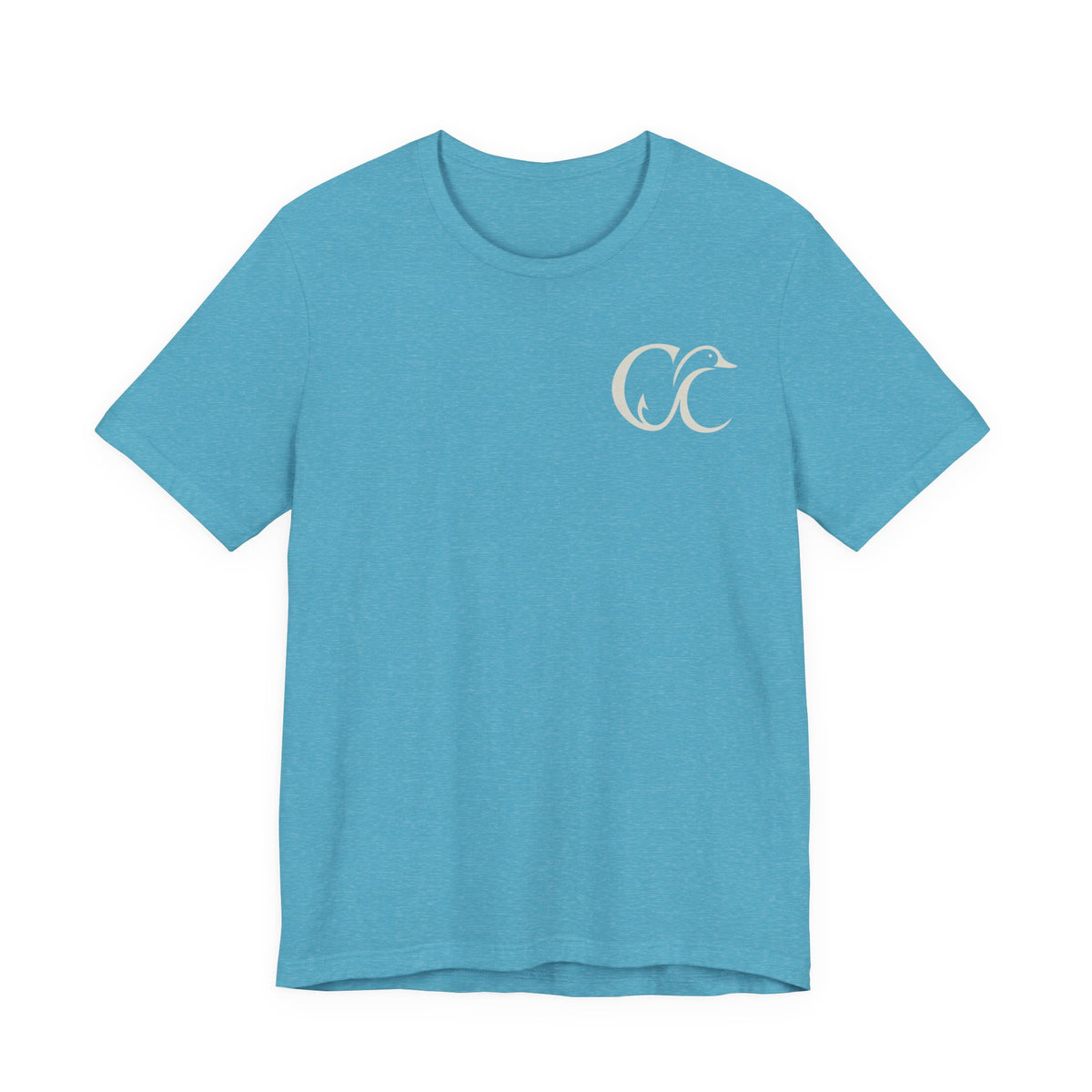 Cupped & Committed Outdoors Tee — Duck Logo Fishing & Waterfowl Shirt