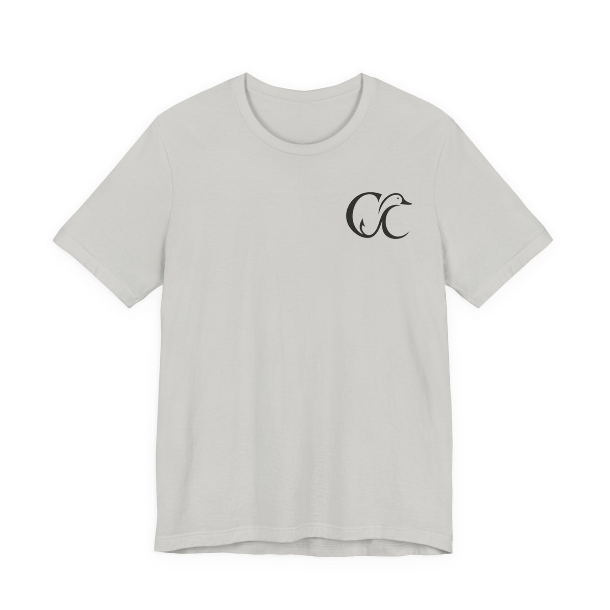 Cupped & Committed Outdoors Tee — Duck Logo Fishing & Waterfowl Shirt