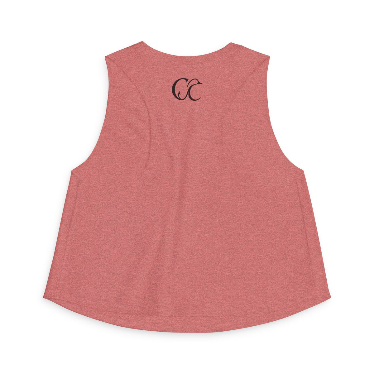 Cupped & Committed Outdoors Women's Crop Tank — Duck Logo Outdoor Fishing & Waterfowl Shirt