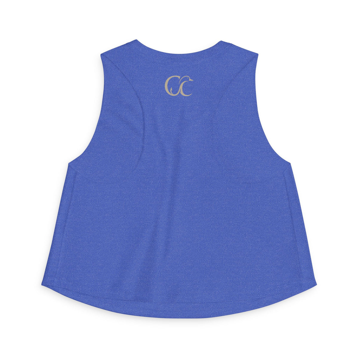 Cupped & Committed Outdoors Women's Crop Tank — Duck Logo Outdoor Fishing & Waterfowl Shirt