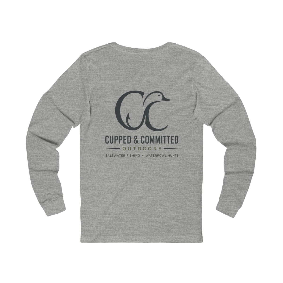 Cupped & Committed Duck Logo Long Sleeve Tee