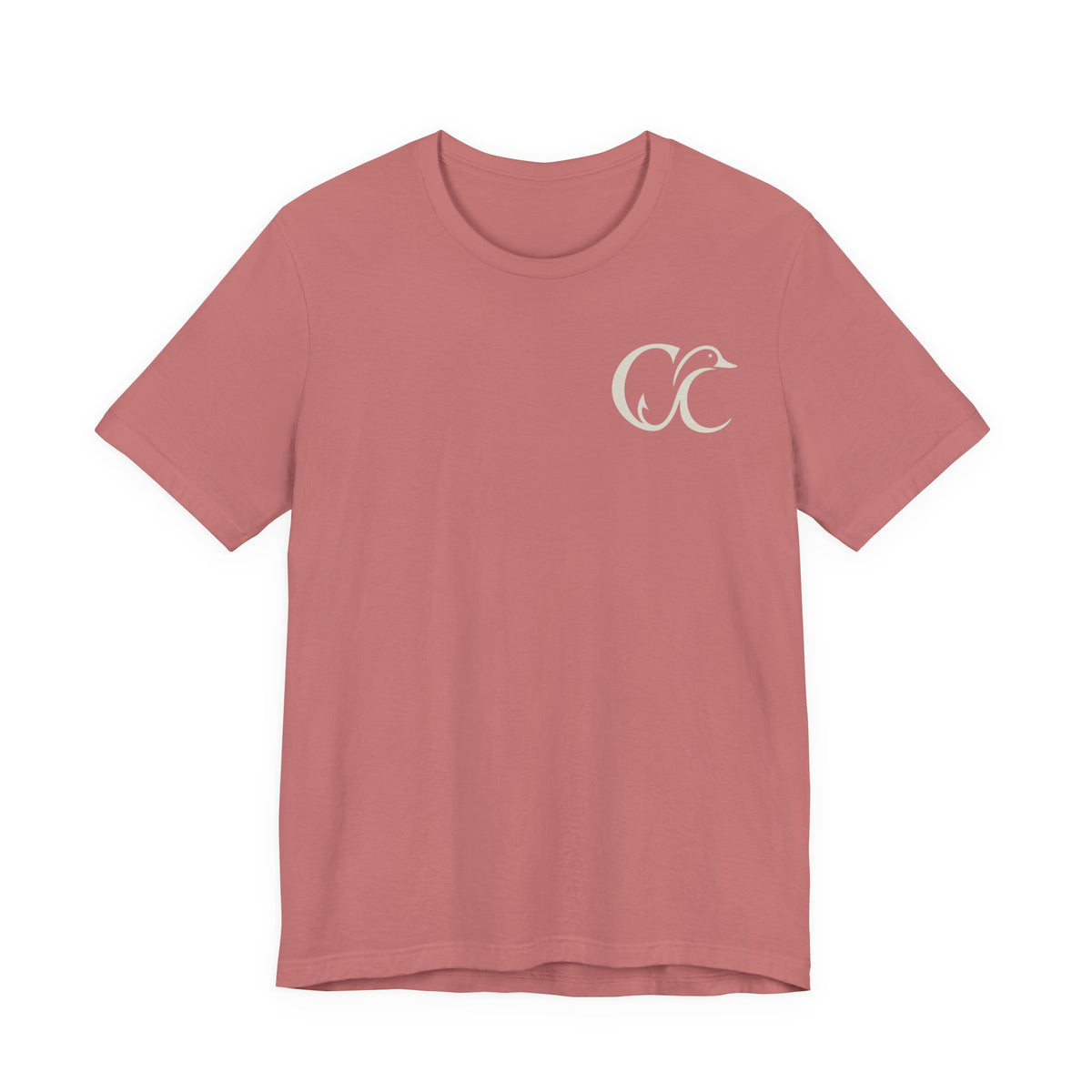 Cupped & Committed Outdoors Tee — Duck Logo Fishing & Waterfowl Shirt