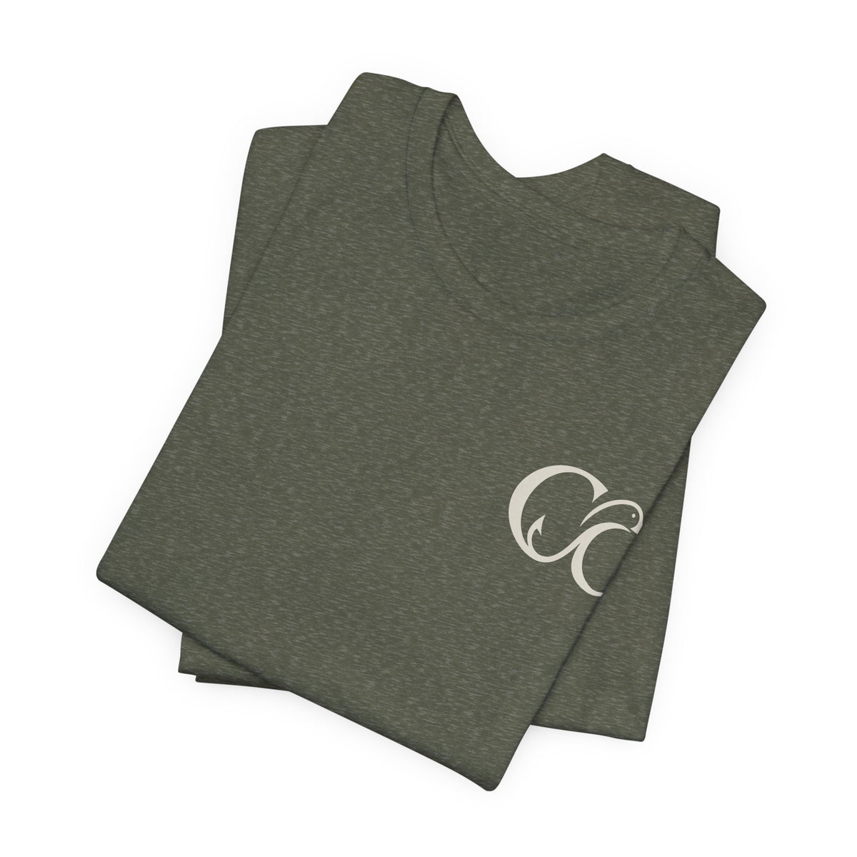 Cupped & Committed Outdoors Tee — Duck Logo Fishing & Waterfowl Shirt