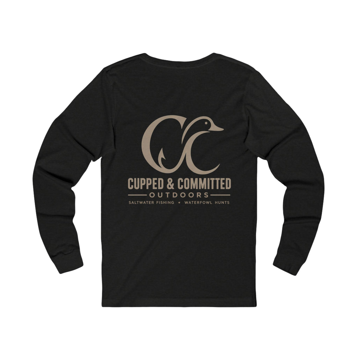 Cupped & Committed Duck Logo Long Sleeve Tee