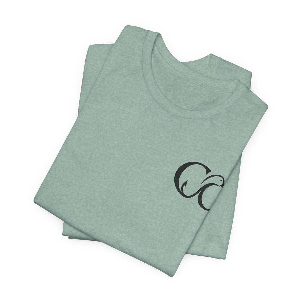 Cupped & Committed Outdoors Tee — Duck Logo Fishing & Waterfowl Shirt