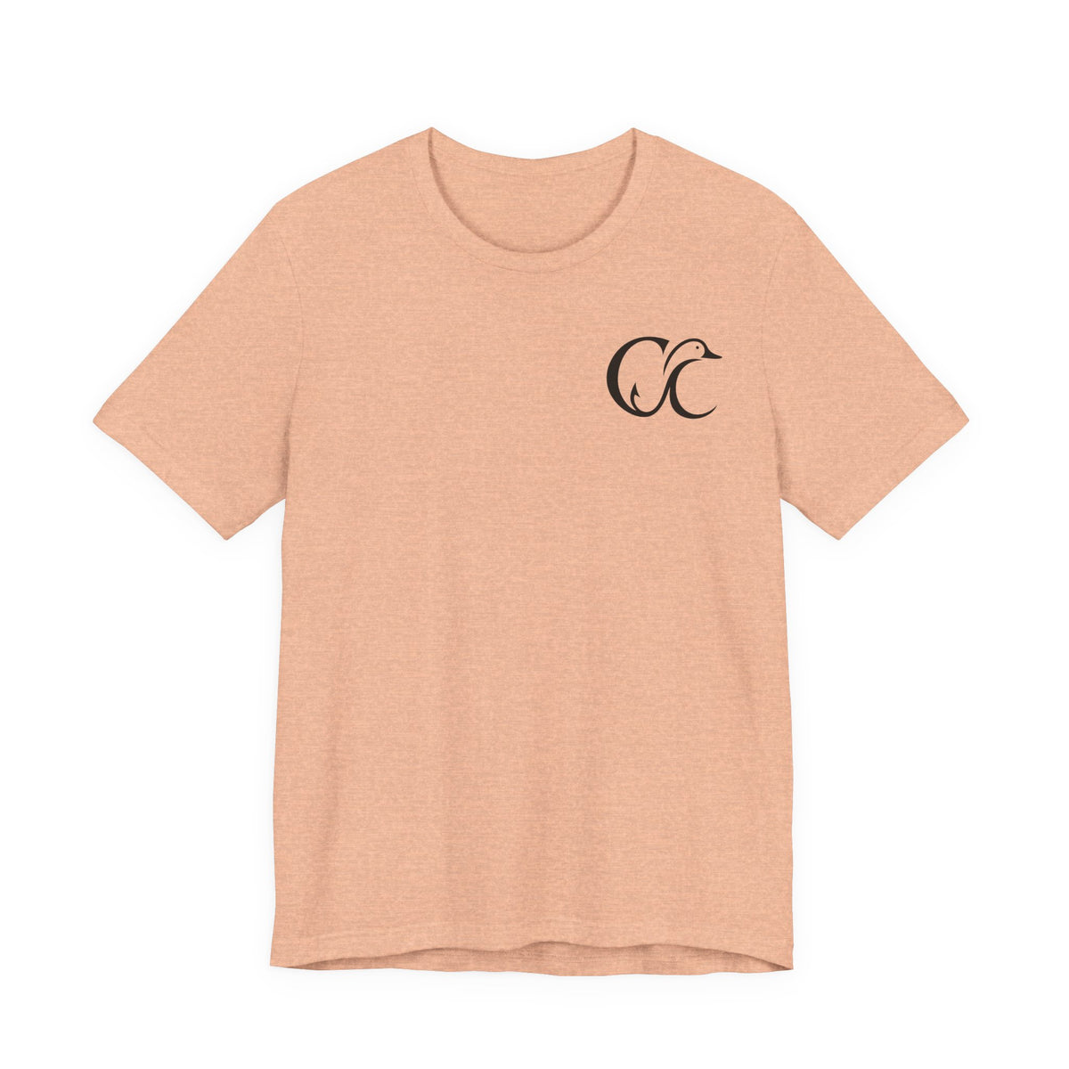 Cupped & Committed Outdoors Tee — Duck Logo Fishing & Waterfowl Shirt