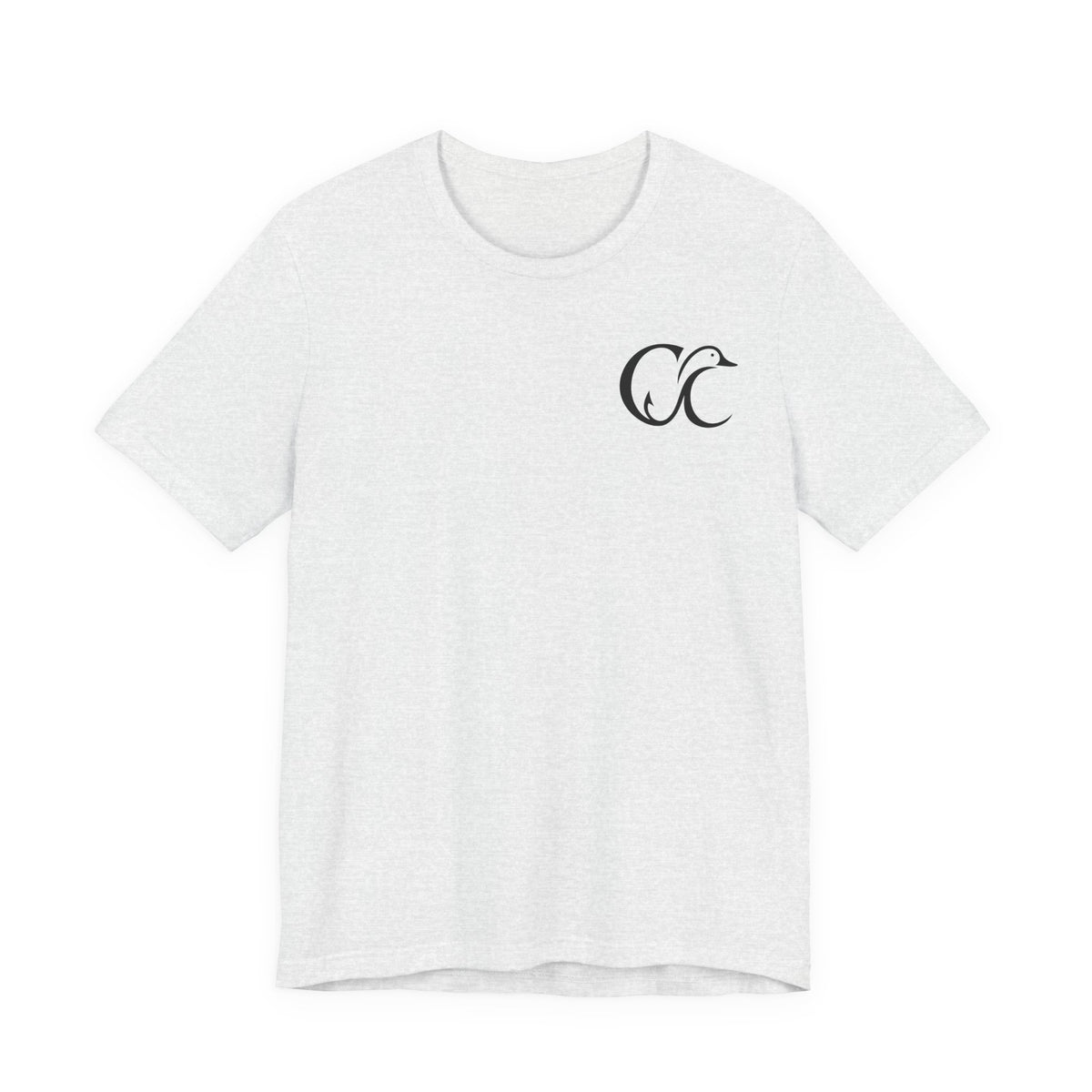 Cupped & Committed Outdoors Tee — Duck Logo Fishing & Waterfowl Shirt