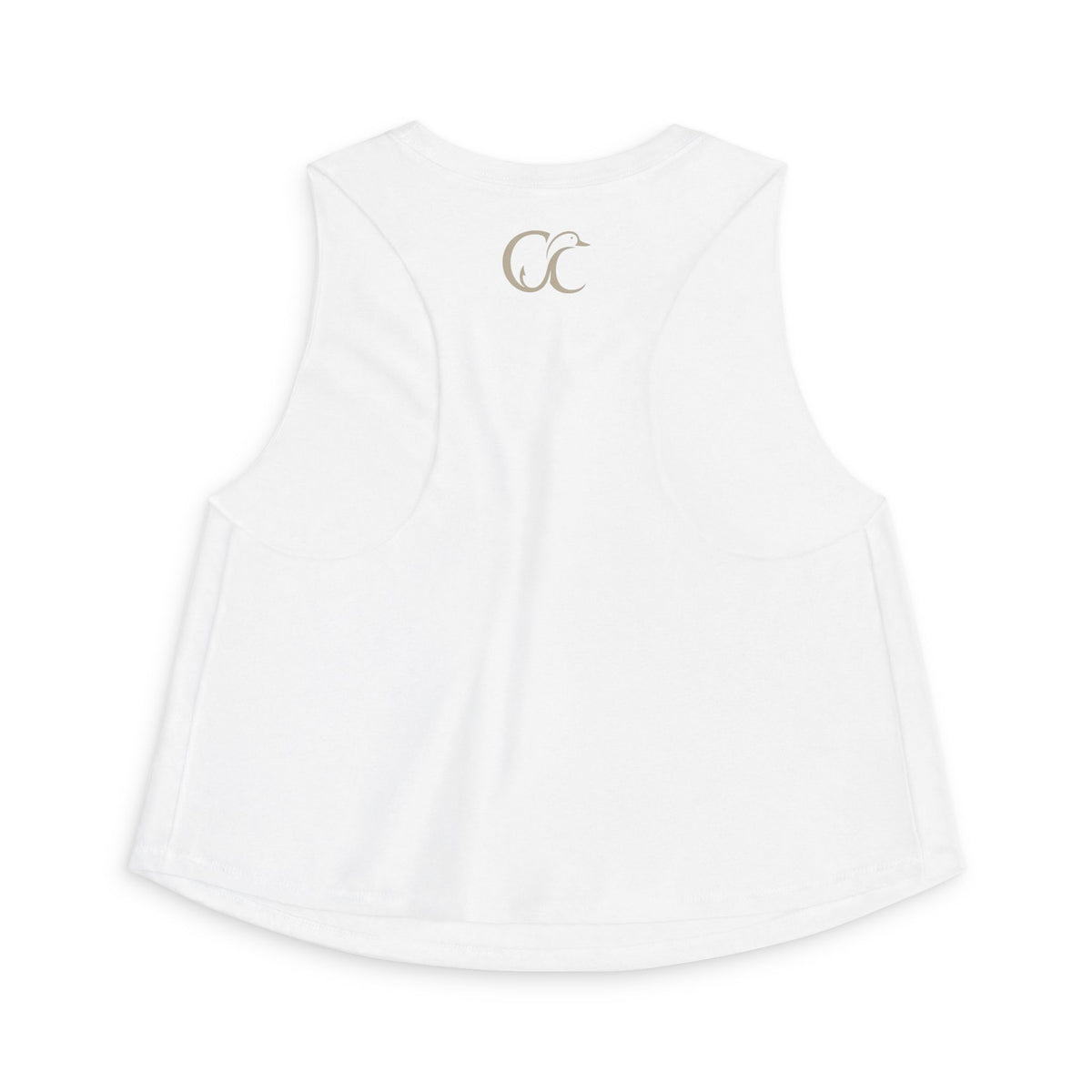 Cupped & Committed Outdoors Women's Crop Tank — Duck Logo Outdoor Fishing & Waterfowl Shirt