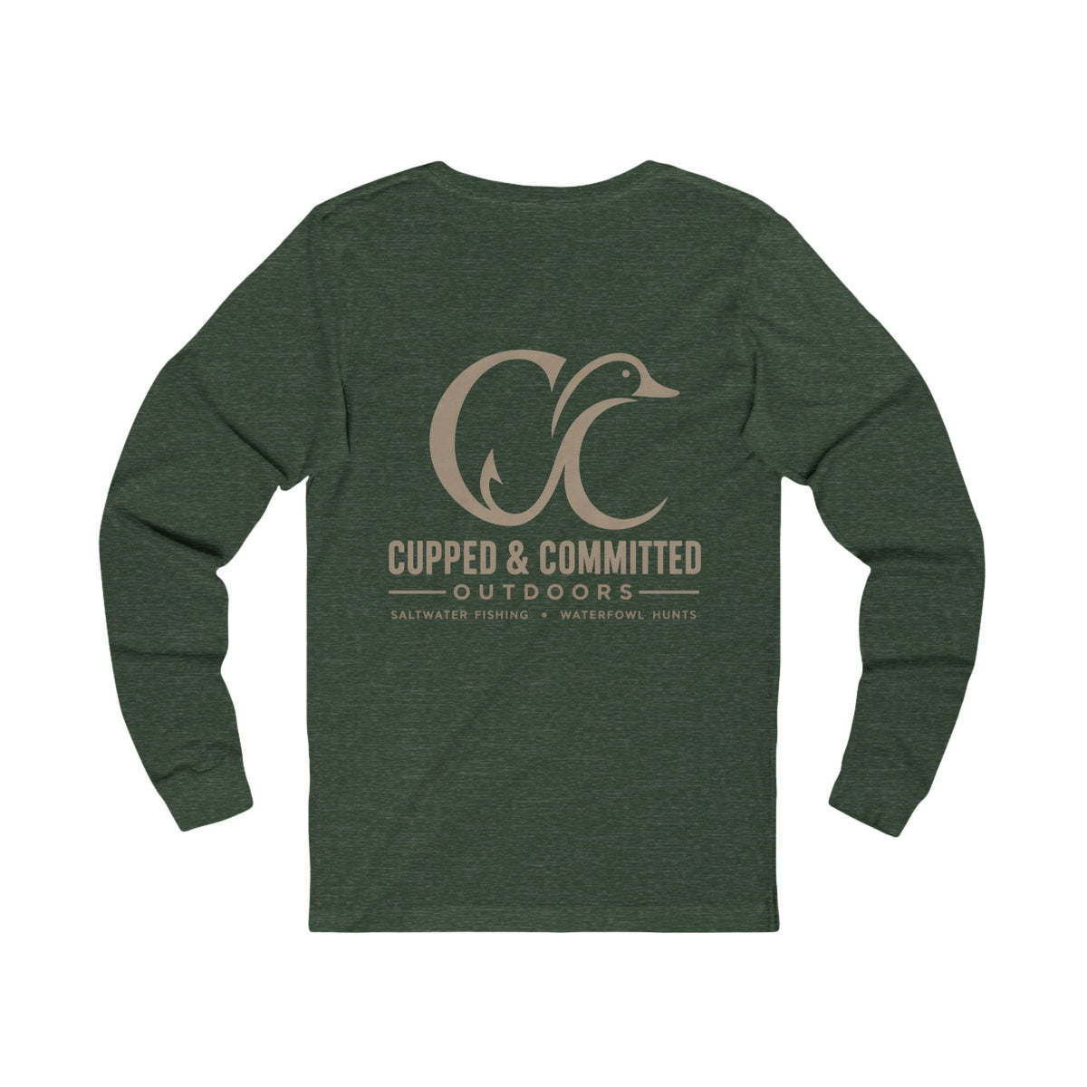 Cupped & Committed Duck Logo Long Sleeve Tee