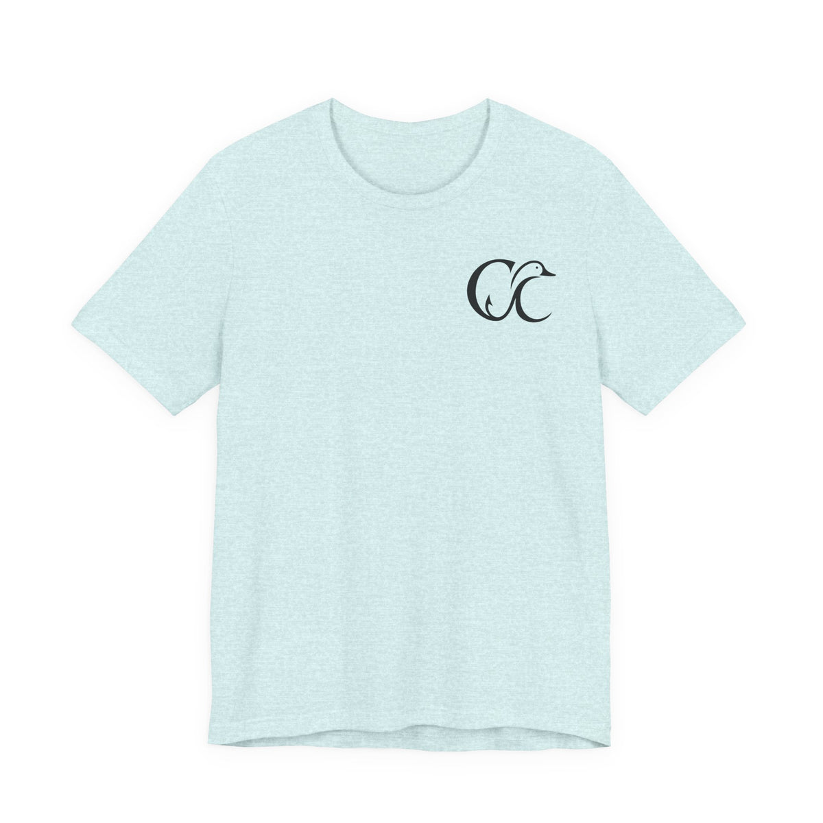Cupped & Committed Outdoors Tee — Duck Logo Fishing & Waterfowl Shirt