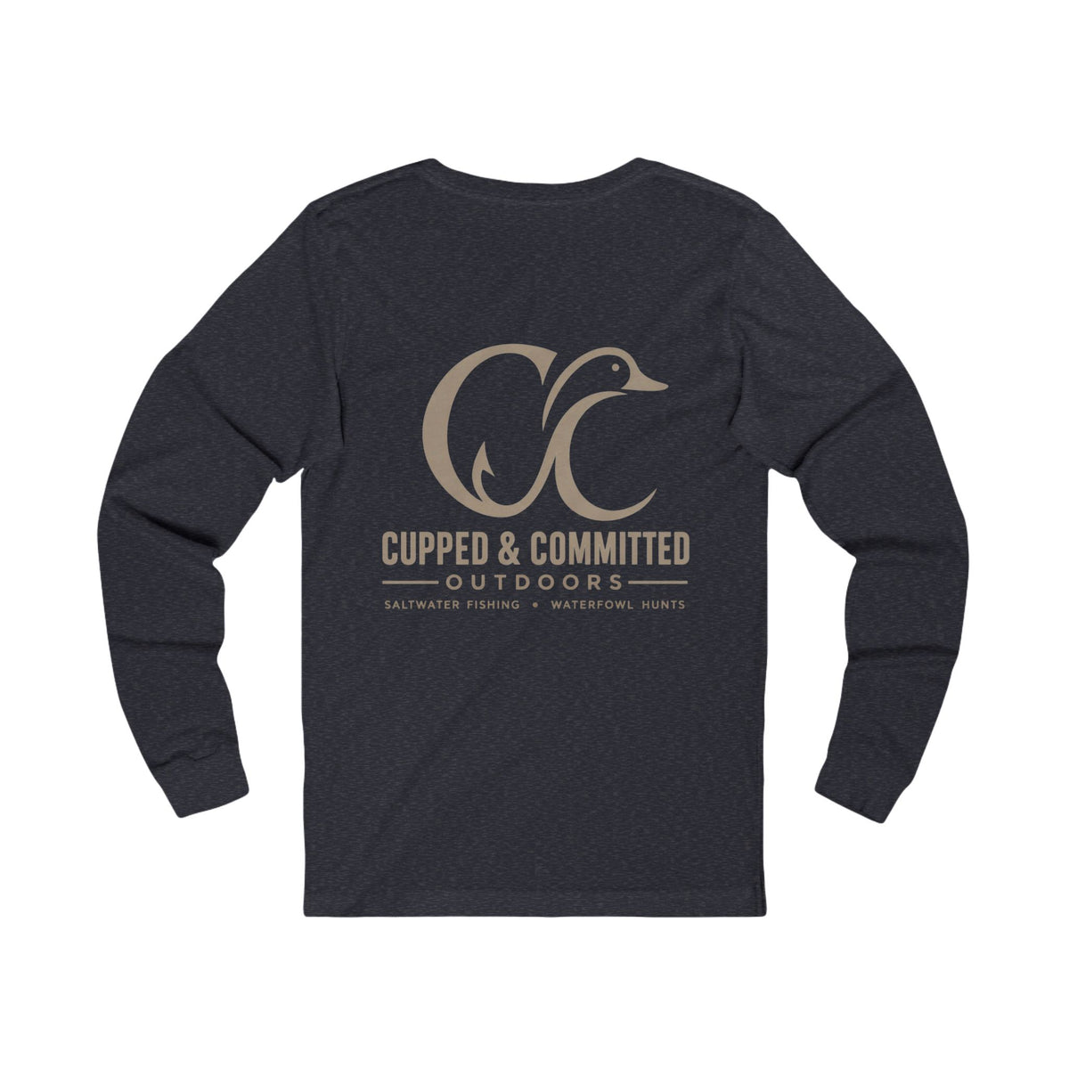 Cupped & Committed Duck Logo Long Sleeve Tee