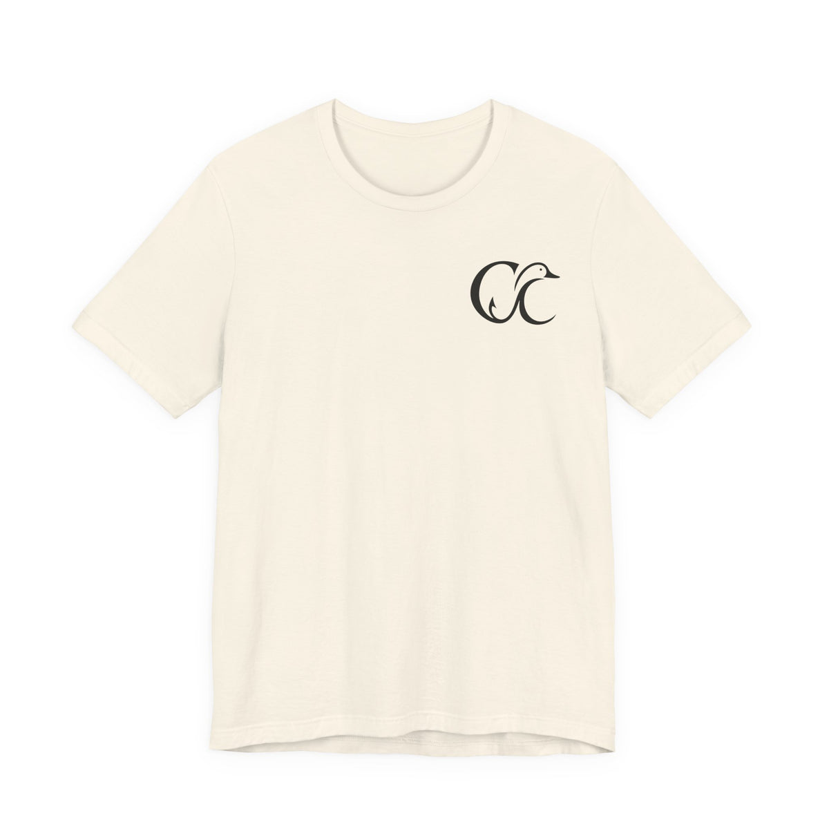 Cupped & Committed Outdoors Tee — Duck Logo Fishing & Waterfowl Shirt