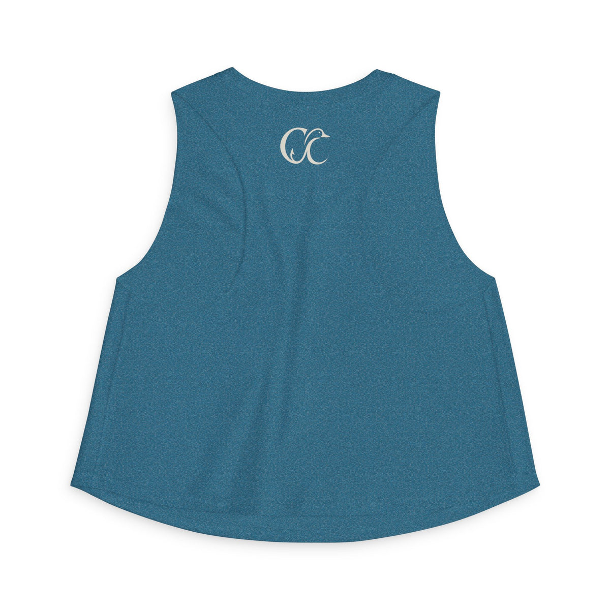Cupped & Committed Outdoors Women's Crop Tank — Duck Logo Outdoor Fishing & Waterfowl Shirt